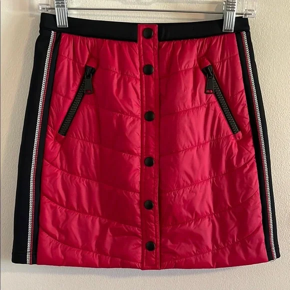 Alp N Rock Valentina Puffer Mini Skirt Women’s Size XS Primaloft Outdoor Red NWT - Picture 4 of 12